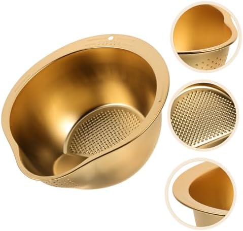 ABOOFAN Stainless Steel Colander with Drain Board