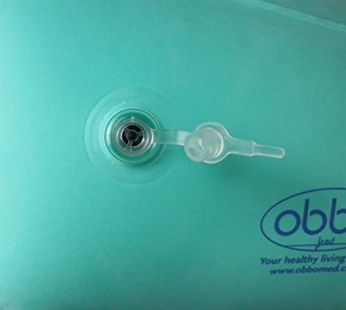 ObboMed HR-7510 Inflatable Bed Wedge Pillow with Velour Surface