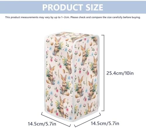 NETILGEN Easter Floral Rabbit Can Opener Protective Case