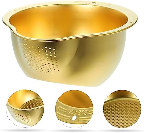 Kichvoe Multifunctional Stainless Steel Colander Bowl
