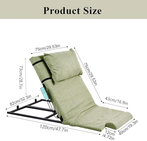 Power Lifting Bed Backrest with Pillow and Foot Pad 1