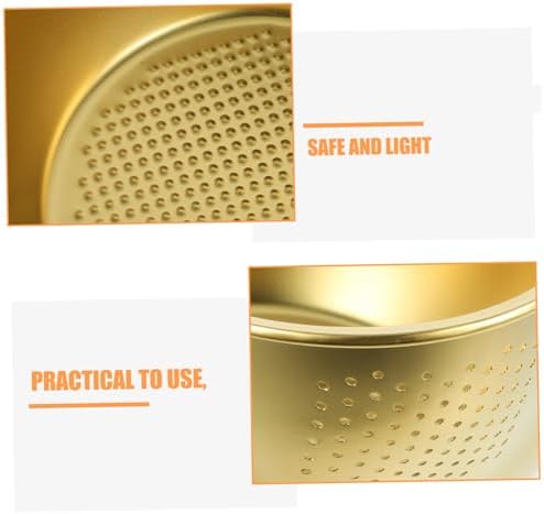 Hoement Stainless Steel Colander with Fine Mesh Drain Basket for Kitchen Use
