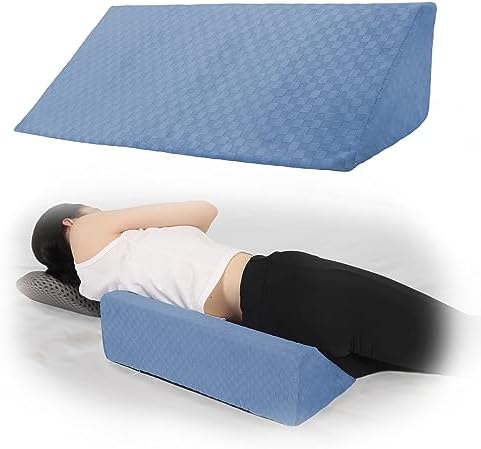 Jacobable Bed Wedge Pillow for Side Sleepers and Pregnant Women