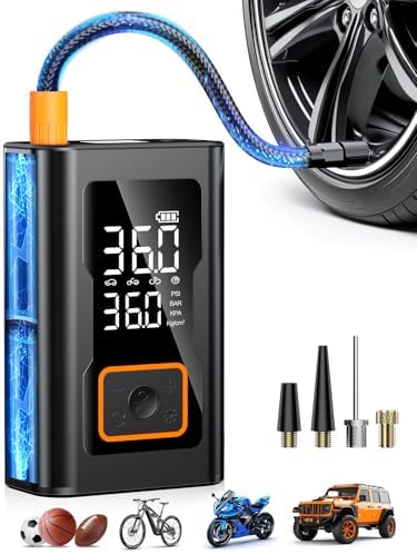LYTFEI Tire Inflator Portable Air Compressor with Digital Gauge