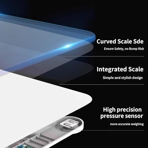 SugarLee Smart Body Fat Scale with 6mm Glass 500 LBS