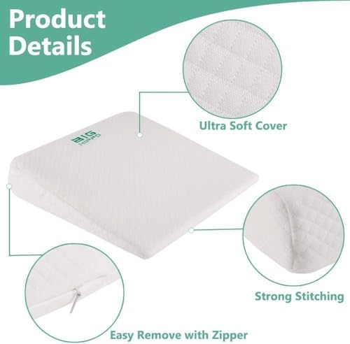 Big Hippo 75 Wedge Pillow for Sleep and Acid Reflux