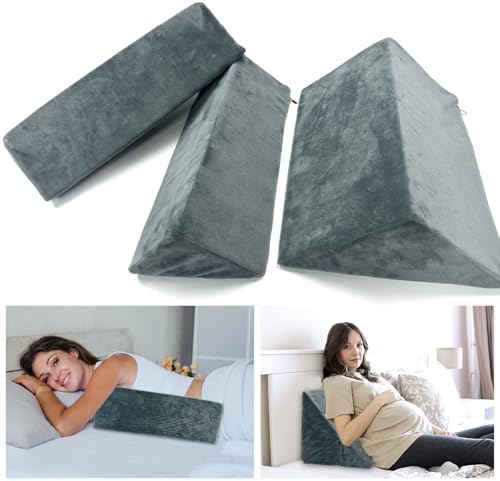 3 Packs Wedge Pillow for Neck Leg Back Support