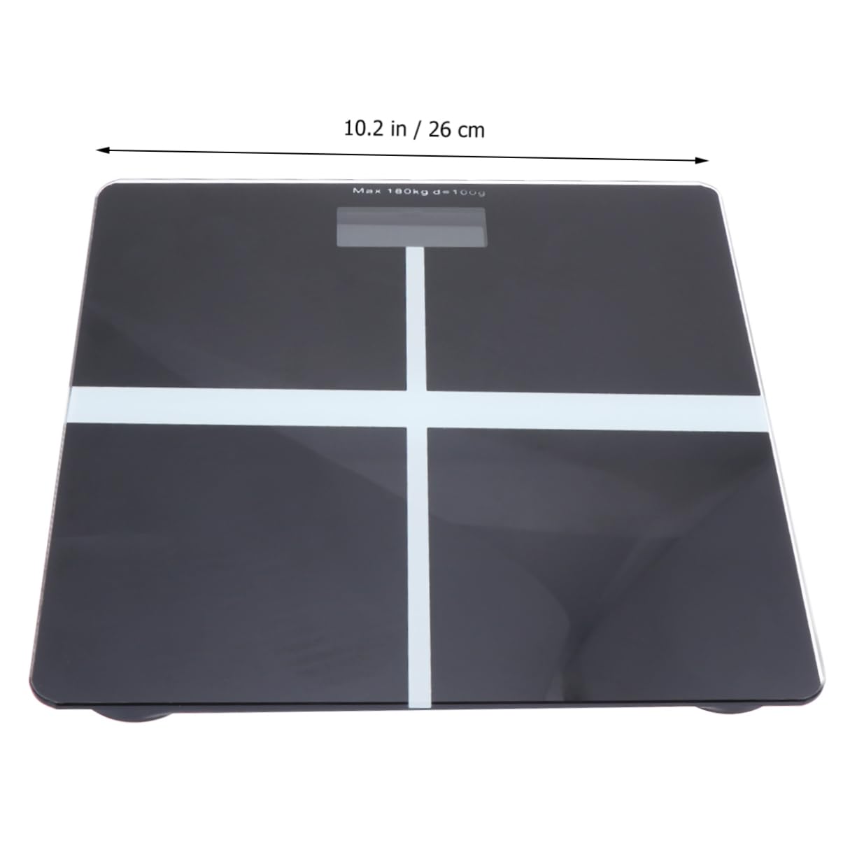 Digital Glass Square Scale for Accurate Body Weight Measurement