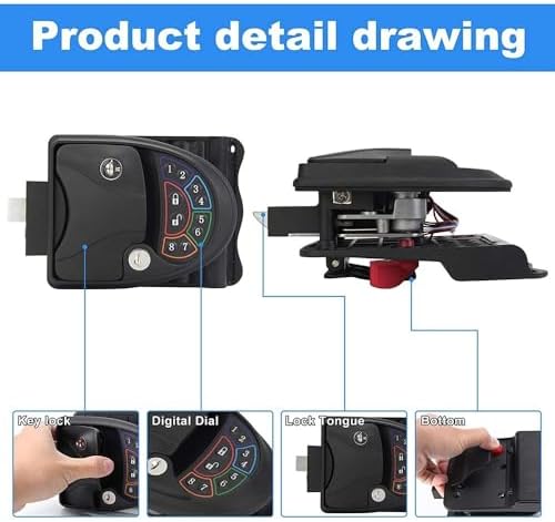 Keyless Entry RV Deadbolt with Wireless Remote Key