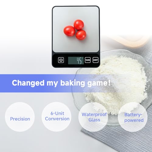 Digital Kitchen Scale 10kg 22lb LCD Tare Baking Cooking