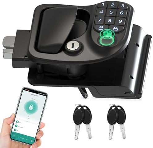 Kedite 4-in-1 Smart RV Door Lock with Bluetooth and Fingerprint