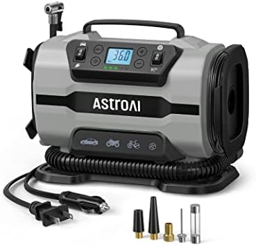 AstroAI Tire Inflator Portable Air Compressor 150PSI Dual Power