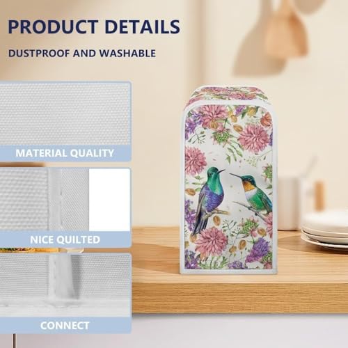 CREAMIC Hummingbird Floral Can Opener Cover