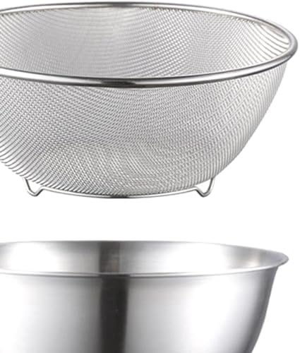 JISADER 2 Pieces Colander Bowl Set