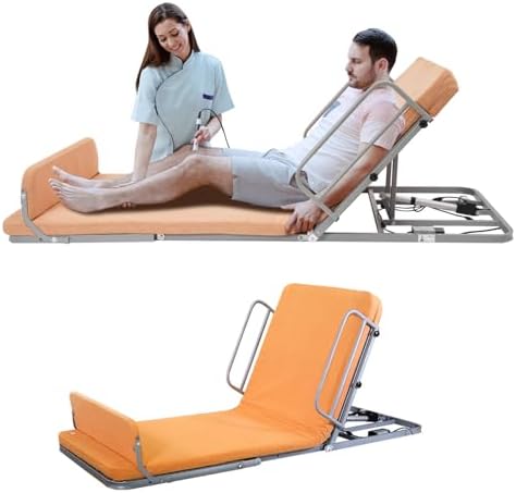 Hanmorfarbi Electric Lift Bed Backrest with Guardrail and Pedal 300lbs Load