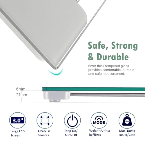 NUTRI FIT Digital Body Scale for Weight Loss