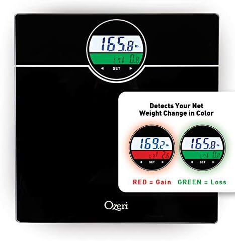 Ozeri WeightMaster 400 lbs Digital Scale with BMI and Weight Change Detection