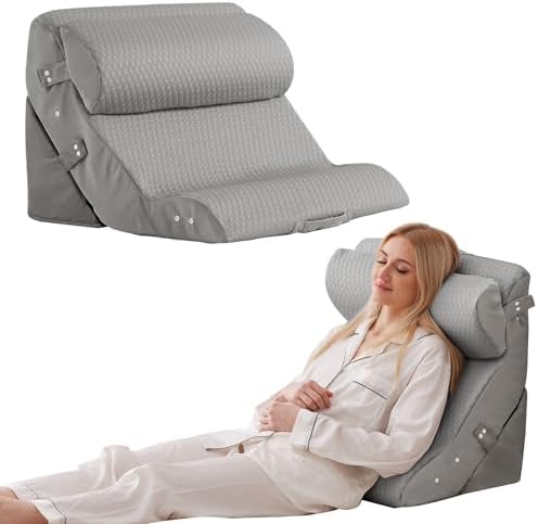 3PCS Adjustable Wedge Pillow Set for Post Surgery Relief