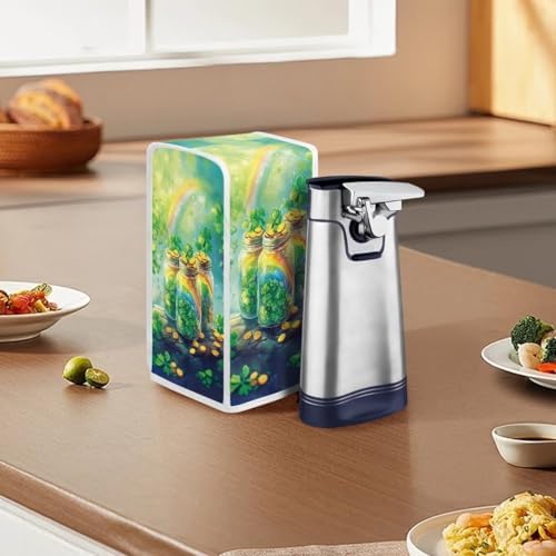 Hudotybom Rainbow Shamrock Can Opener Cover