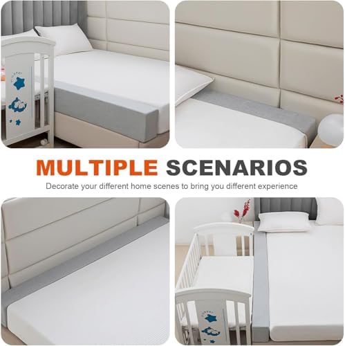 FRZVXCW Bed Gap Filler Custom Wedge Pillow for Crib and Wall Edge