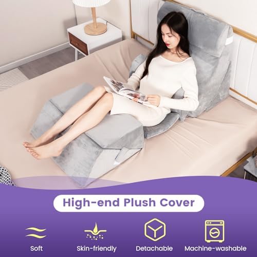 KOMFOTT 7 PCS Orthopedic Wedge Pillow Set