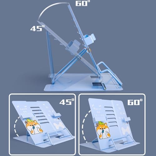 TOPFROP Foldable Metal Book Stand for Reading