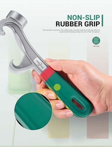 SARDVISA 5 Gallon Aluminum Bucket Lid Opener Wrench