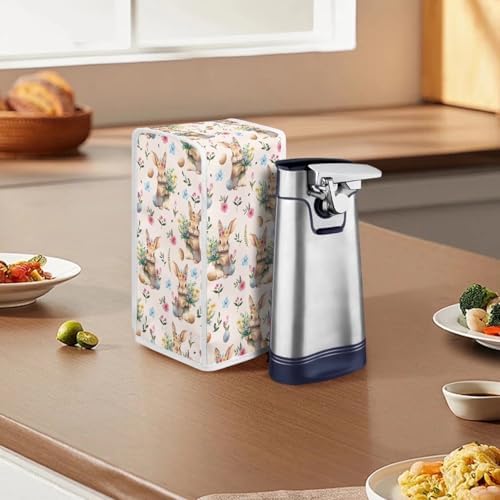 NETILGEN Easter Floral Rabbit Can Opener Protective Case
