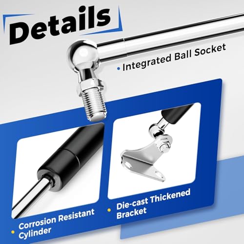 ARANA 15 Inch Lift Support Struts Gas Spring Shocks 67 LB