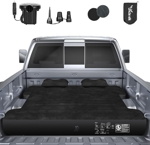 Uncle Elk Truck Bed Air Mattress with Pump and 2 Pillows 1