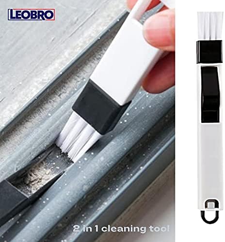 LEOBRO Hand Held Groove Gap Cleaning Brushes Pack of 4