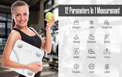 ALLSTARS Smart Body Scale with App Sync 396 lbs