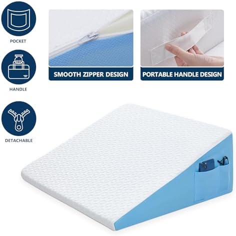 COLDHUNTER Wedge Pillow for Sleep and Recovery