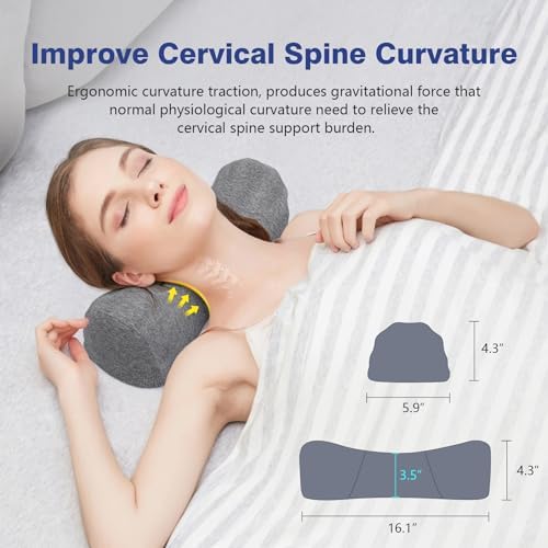 ComfortLife 2 in 1 Neck Stretcher Pillow for Pain Relief