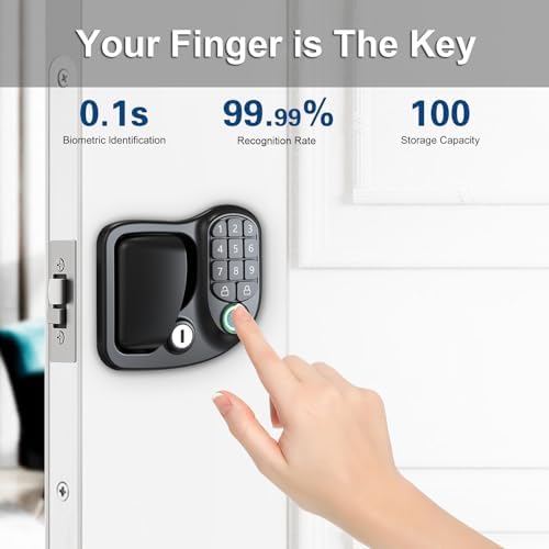 Vovoir Keyless RV Door Lock with Fingerprint and APP Control