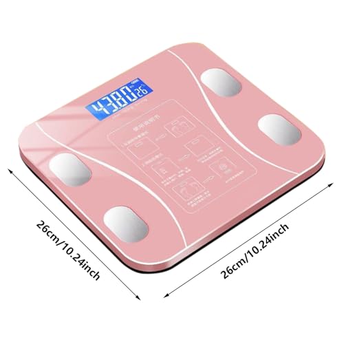 Gooddyiyukey 2024 Accurate Digital Bathroom Scale with BMI and Fat Analysis