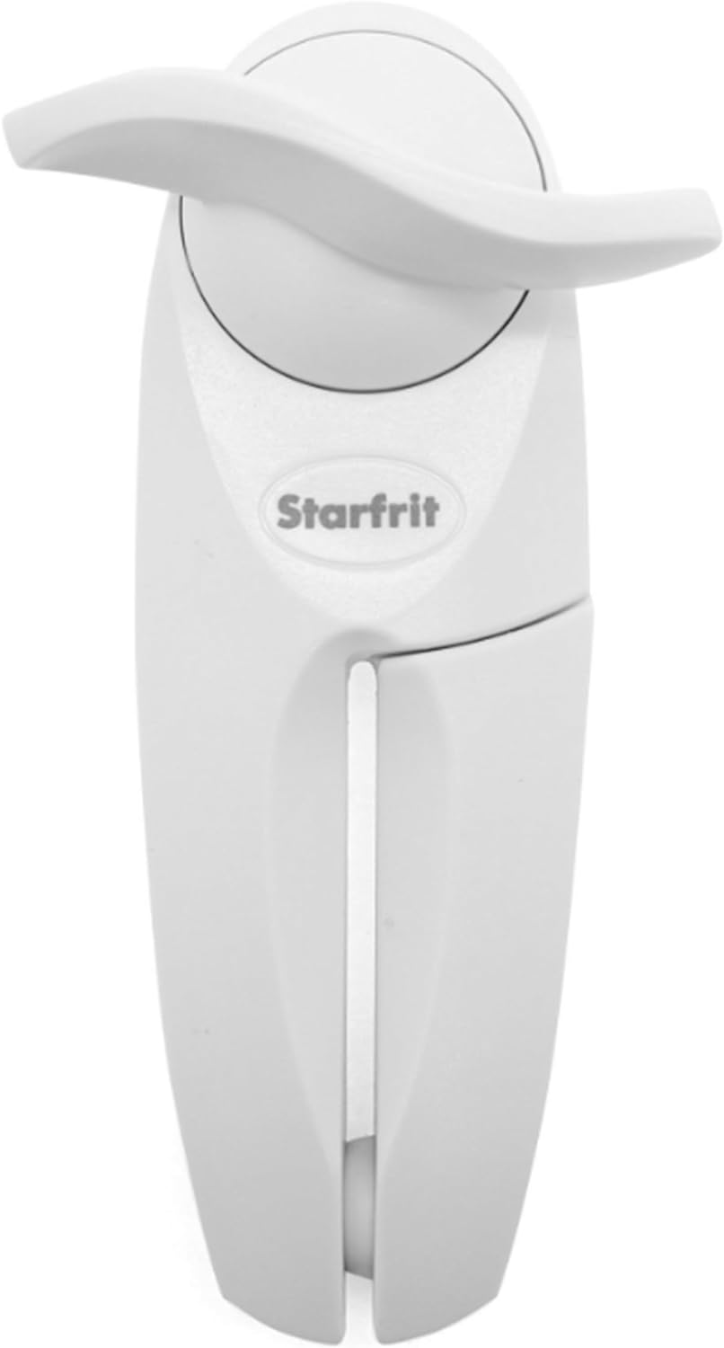 Starfrit Little Beaver Can Opener - Safe - 3 Year Warranty - White