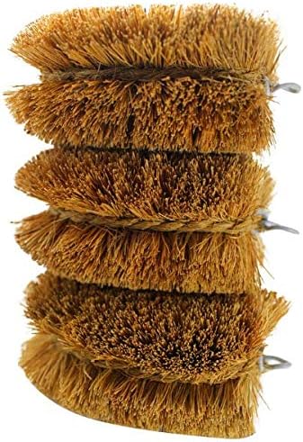 SKARBY Pack of 3 Tawashi Vegetable Brushes with Hanging Loop