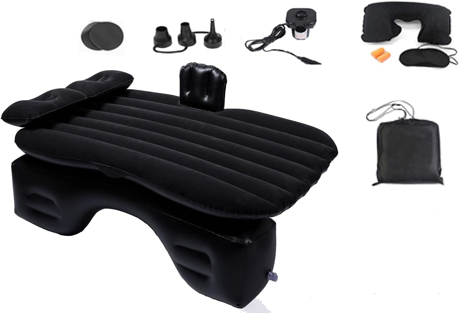 Onirii Inflatable Car Air Mattress with Pump and Accessories
