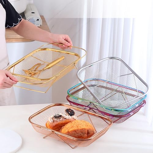 CHICIRIS Rose Gold Colander Strainer Over The Sink