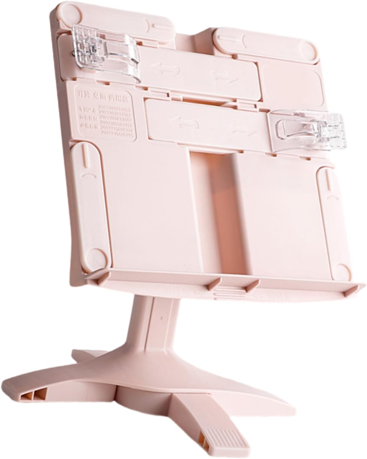 Folding Book Stand for Reading Textbook with Adjustable Height and Angles 1
