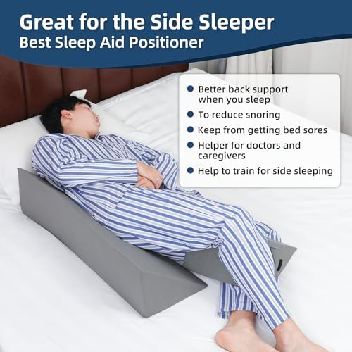 TYYIHUA 34 Wedge Pillow for Side Sleepers