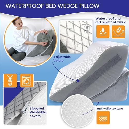 4PCS Orthopedic Wedge Pillow Set for Post Surgery Support