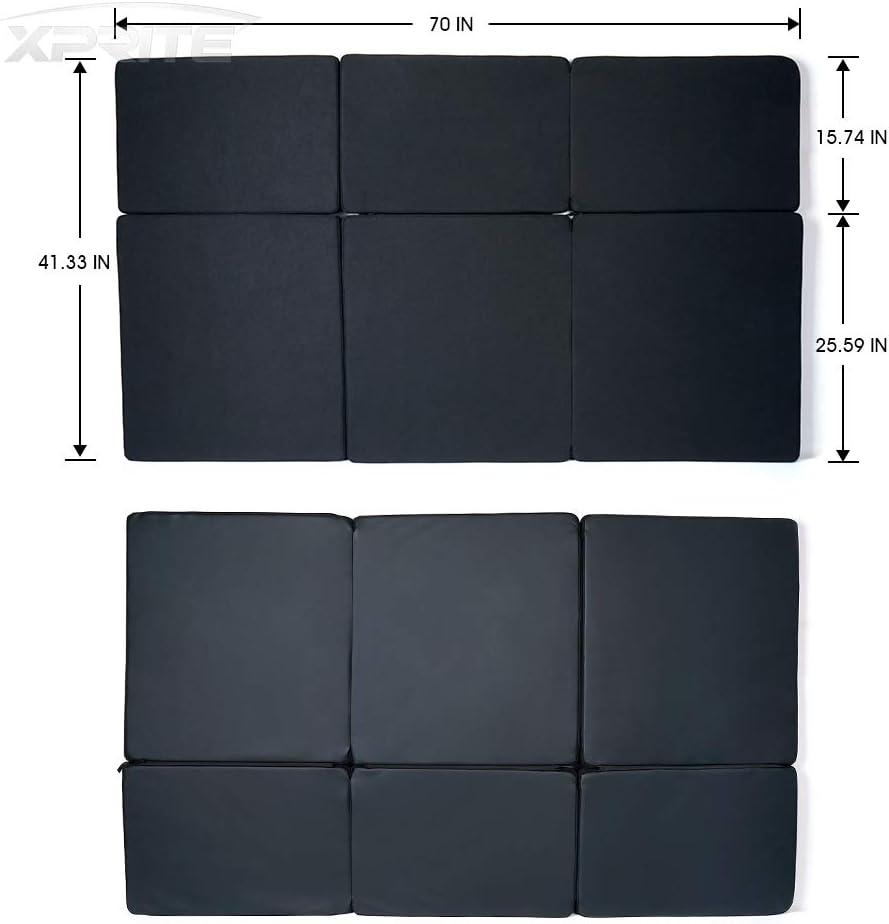 Xprite 4Runner Mattress - 17 Inch Thick Foldable Bed Pad