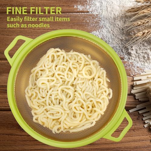 Raings 5Qt Stainless Steel Colander with Handle Dishwasher Safe