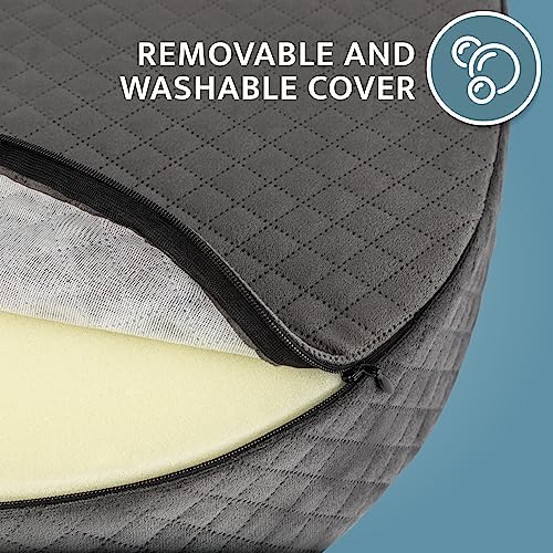 Klbs Wedge Pregnancy Pillow Memory Foam for Belly Leg Support