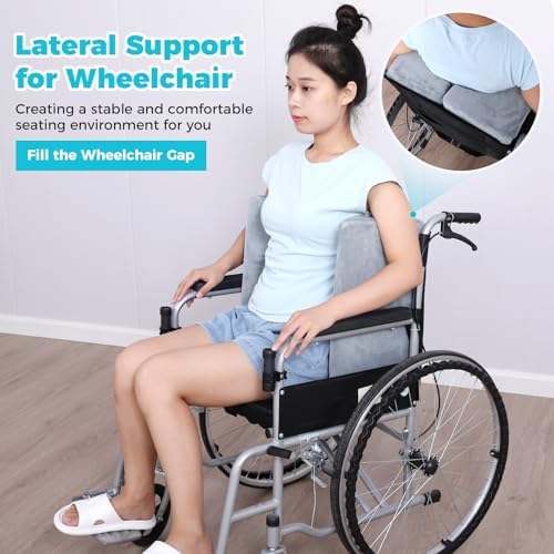 2 Pack Small Wedge Pillow for Sleeping and Back Pain Relief