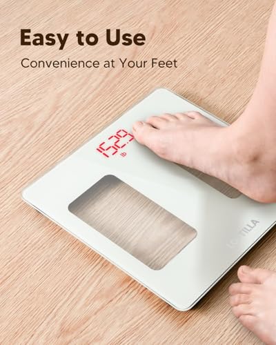 LOFTILLA Digital Bathroom Scale 400lb Accurate Weight Monitor