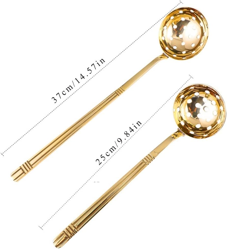 DAOUXIAOSP Pure Copper Colander Skimmer Ladle