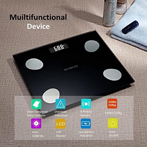 NUTRI FIT Digital Smart Scale with Bluetooth